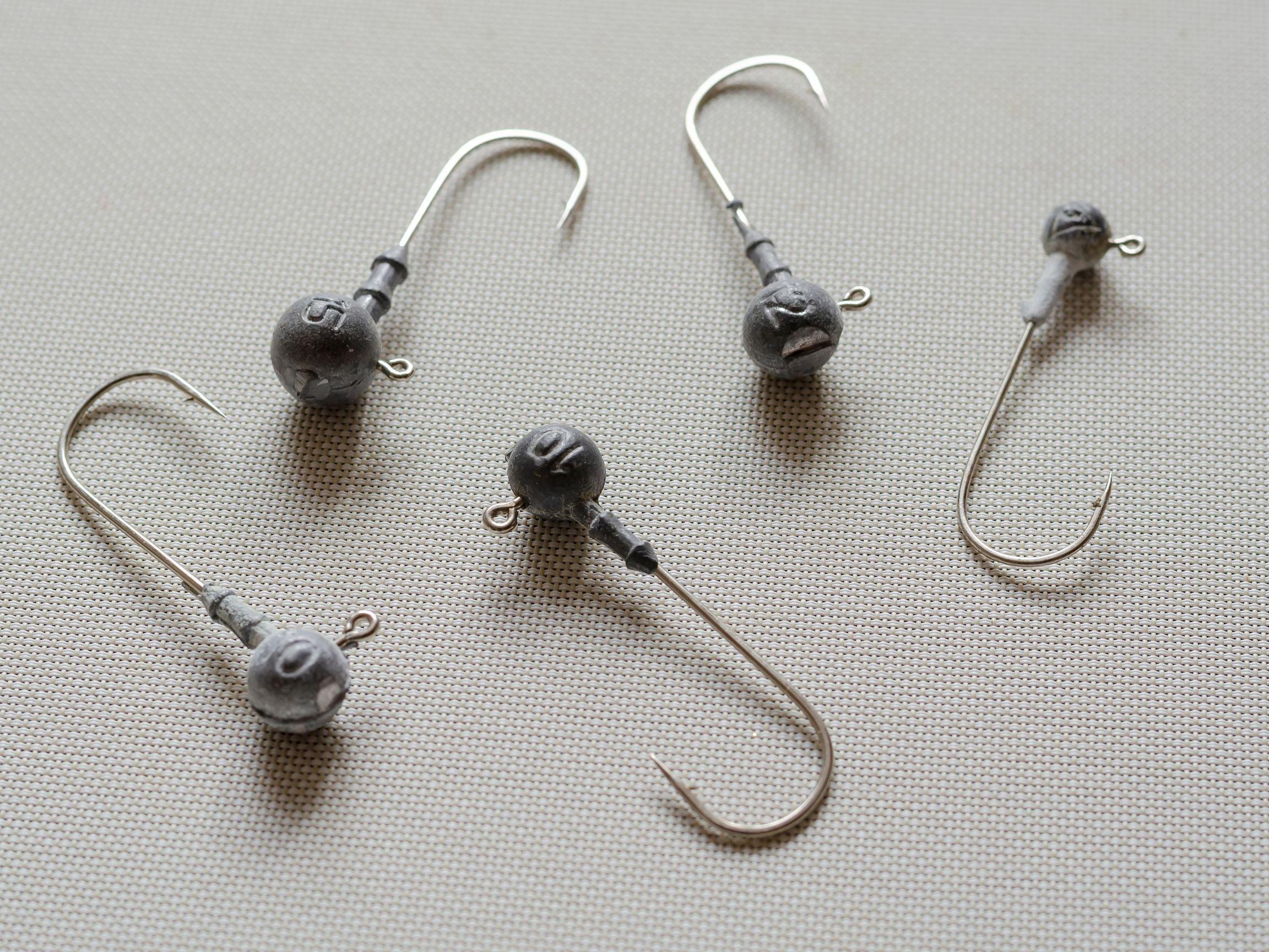Fishing Jig Head Bullet Weighted Hooks for Bass Fishing Saltwater
