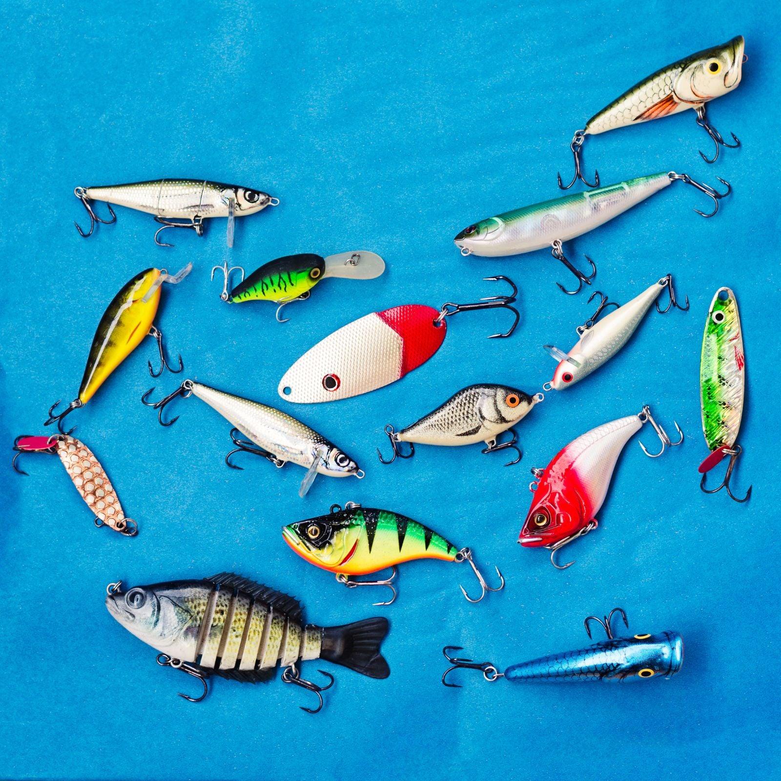 best artificial lures for pier fishing Aorace 10pcs 6cm/14g Set Kit Minnow Popper Crankbait Metal Sequins Spoon Spinner Bait Jigging Bass Trout Salmon Lures with Feather : Sports & Outdoors The Best Saltwater Lures for